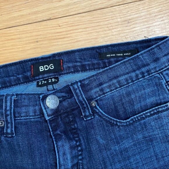 Bdg by urban outfitters mid rise twig ankle jeans 27 - Picture 5 of 6